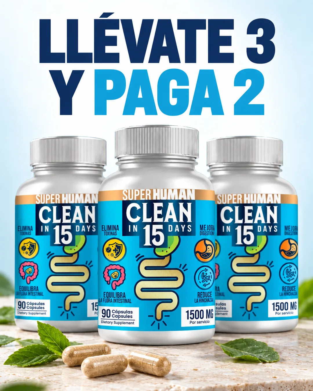 Llévate 3 y paga 2
