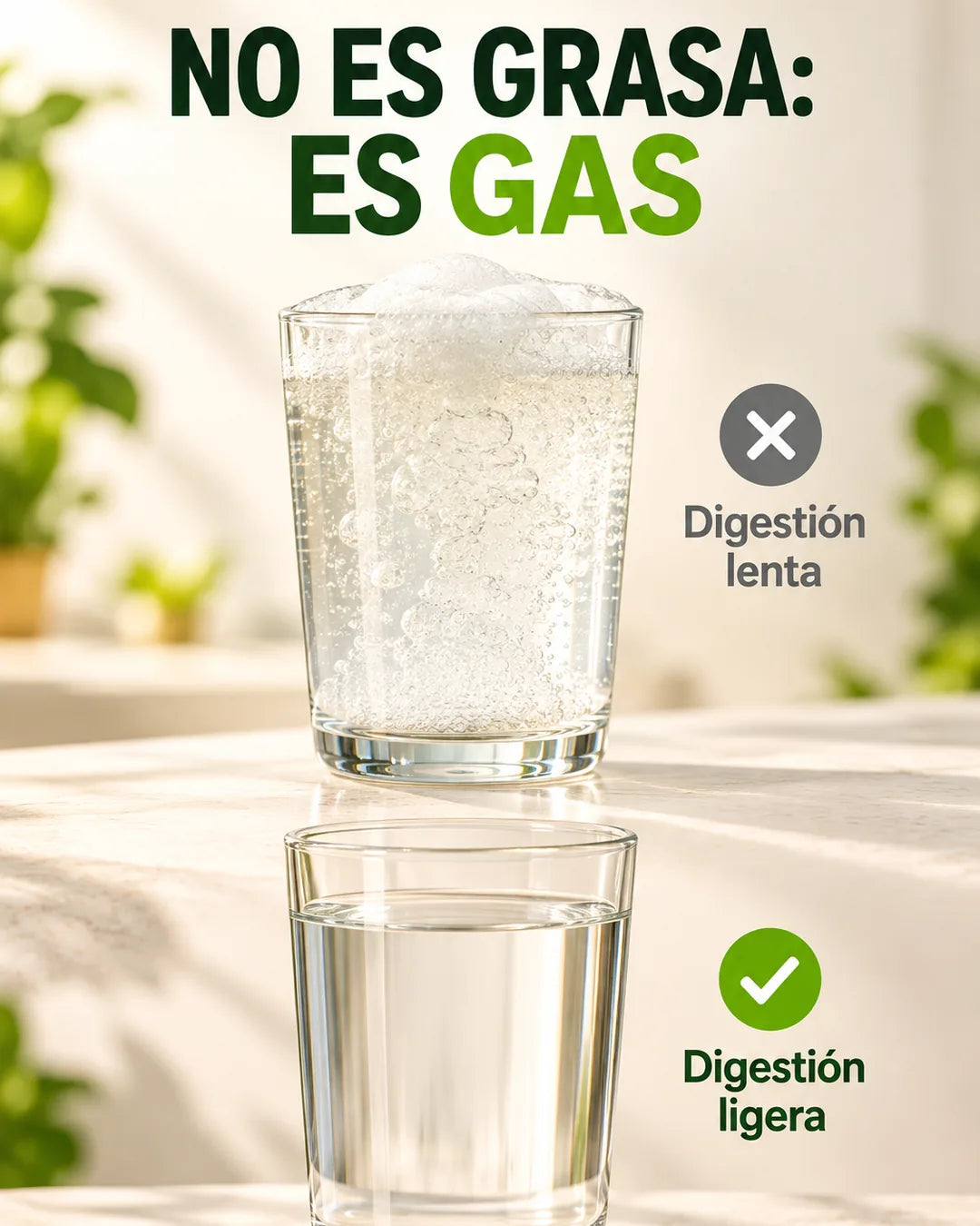 No es grasa: es una digestión lenta