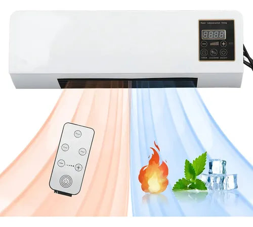 CALEFACTOR Y VENTILADOR 2 EN 1 DE PARED