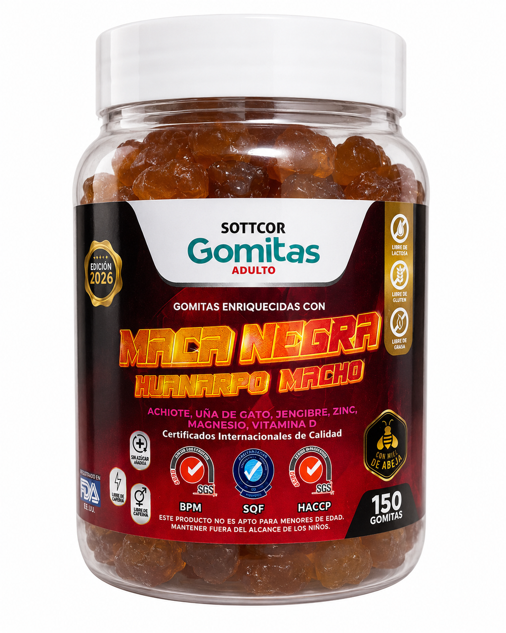 Gomitas Maca Negra + Huanarpo macho