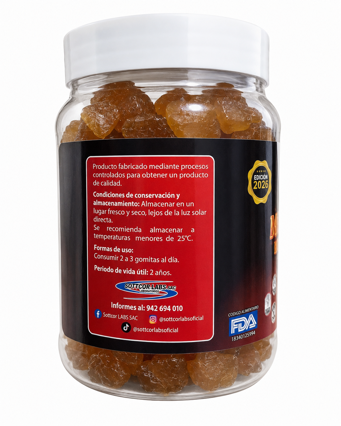 Gomitas Maca Negra + Huanarpo macho