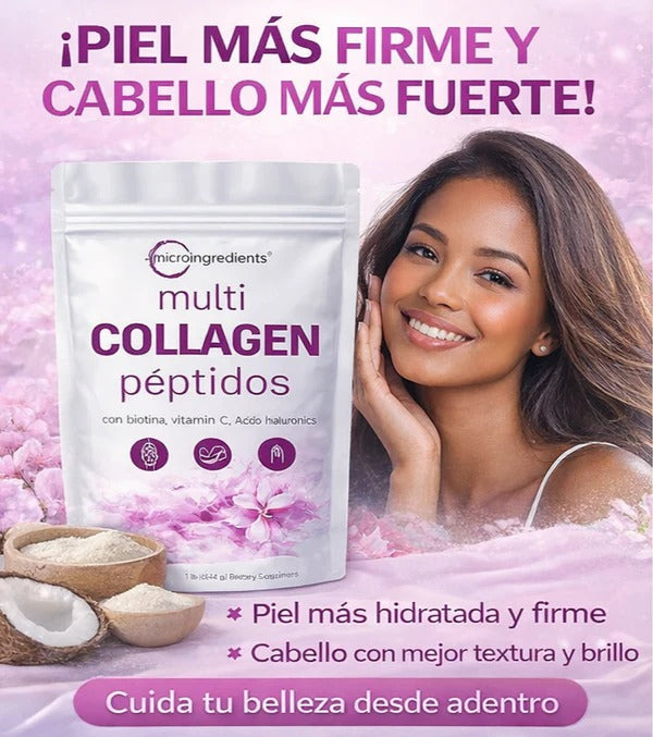 Beauty Multi Collagen Glow 400 g  OFERTA 2x1 a S/99 💥Pack Promo: segunda unidad GRATIS