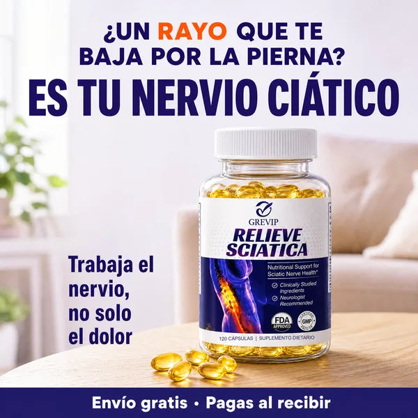 Relieve Sciatica GREVIP, fórmula para el nervio ciático