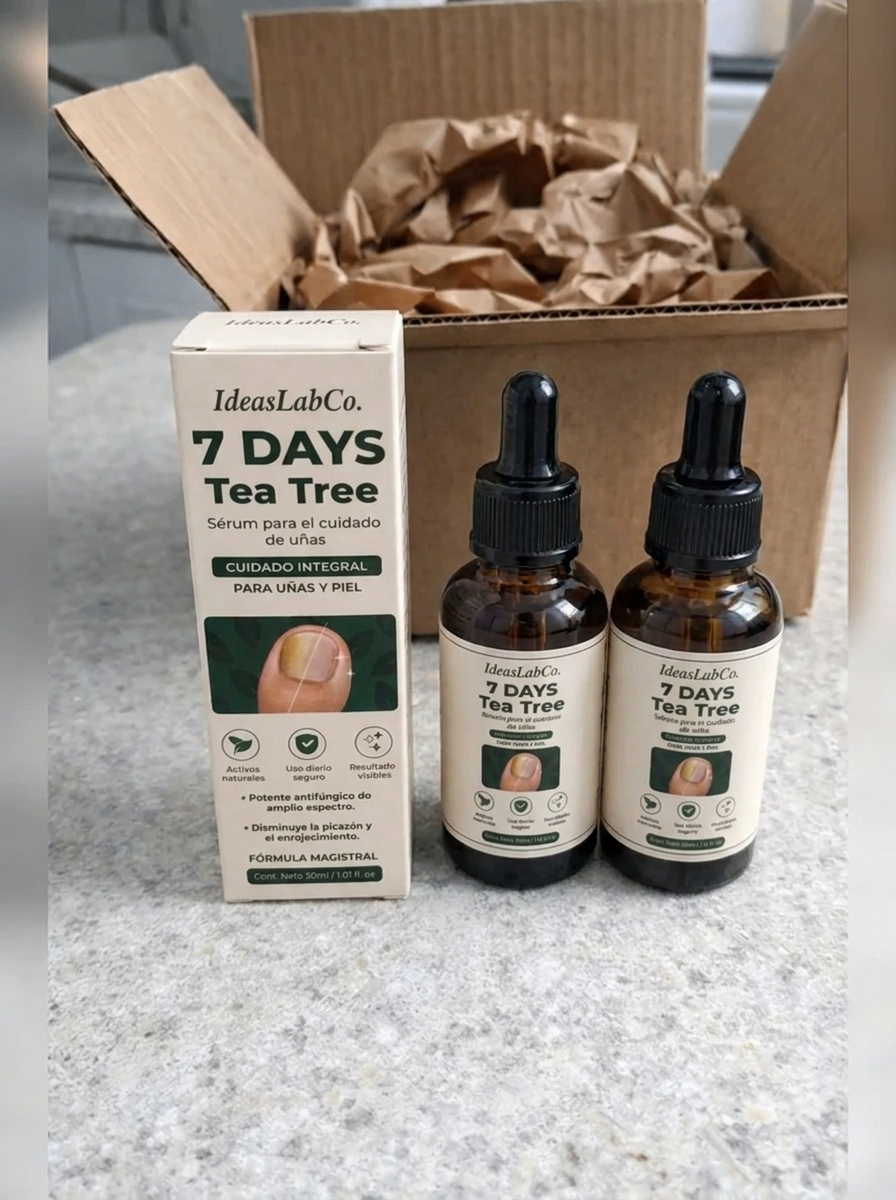 7 DAYS Tea Tree – Sérum Antihongos para Uñas (30 ml)