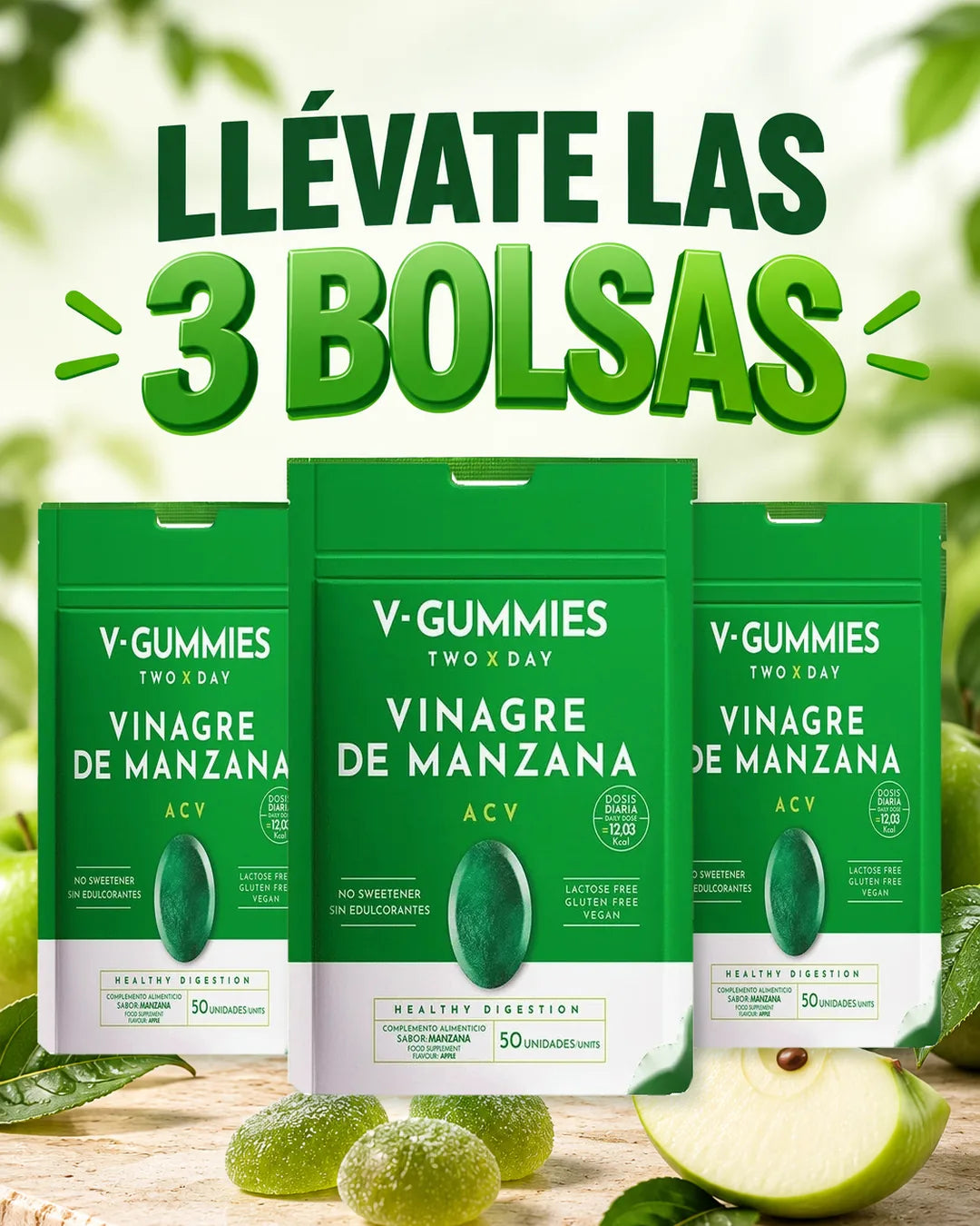 3 bolsas por solo S/20 más